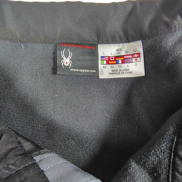 Spyder - Hike Ski Men's Fleece Lined Soft Shell Ski Jacket Gray - Size: Large - Picture 2 of 12